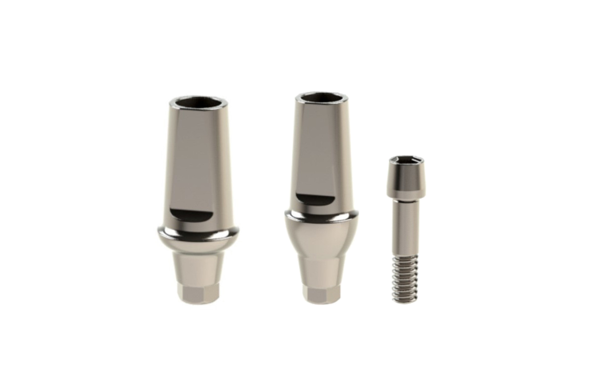 Bont drept cu surub compatibil cu Implantium-Dentium® implants